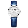 Thumbnail Image 0 of Baume & Mercier Classima Ladies' Diamond Dot Blue Leather Strap Watch