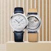 Thumbnail Image 2 of Baume & Mercier Classima Men's Blue Leather Strap Watch