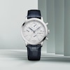 Thumbnail Image 3 of Baume & Mercier Classima Men's Blue Leather Strap Watch