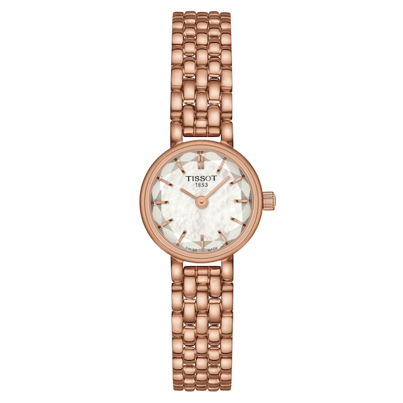 Tissot Lovely Round Ladies’ Rose Gold Tone Bracelet Watch
