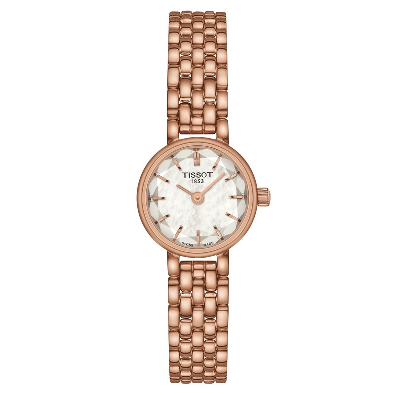 Tissot Lovely Round Ladies' Rose Gold Tone Bracelet Watch