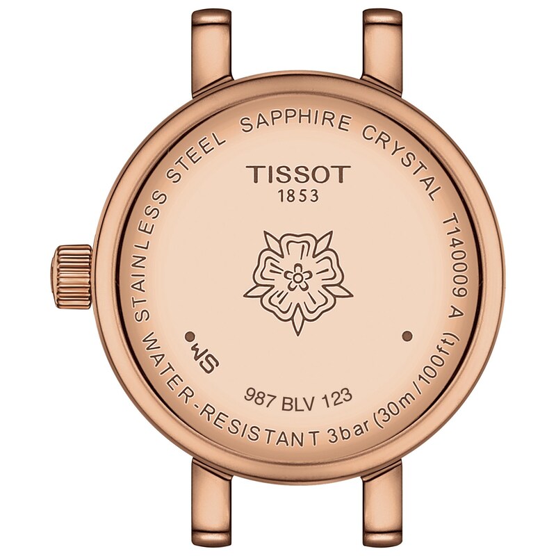 Tissot Lovely Round Ladies' Rose Gold Tone Bracelet Watch
