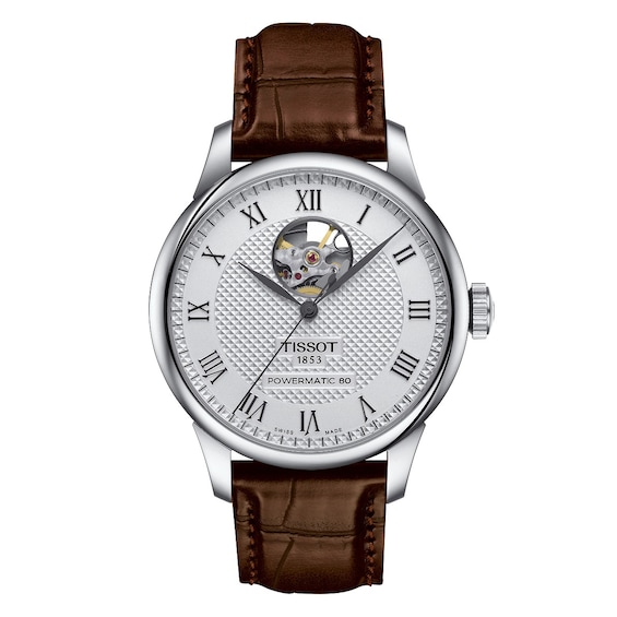 Tissot Le Locle Powermatic 80 Brown Leather Strap Watch