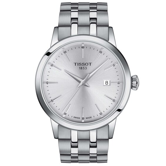 Men's Tissot Classic Dream Stainless Steel Bracelet Watch