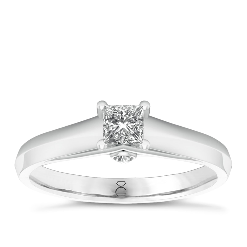 Main Image 1 of The Diamond Story 18ct White Gold 0.33ct Diamond Ring