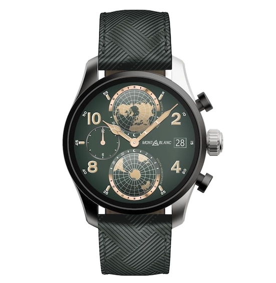 Montblanc Summit 3 Black Rubber Strap Smartwatch