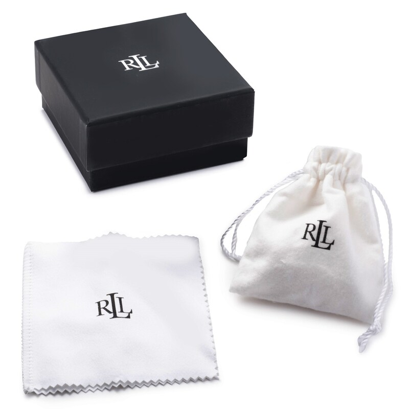 Main Image 2 of Lauren Ralph Lauren 925 Sterling Silver Logo Drop Earrings