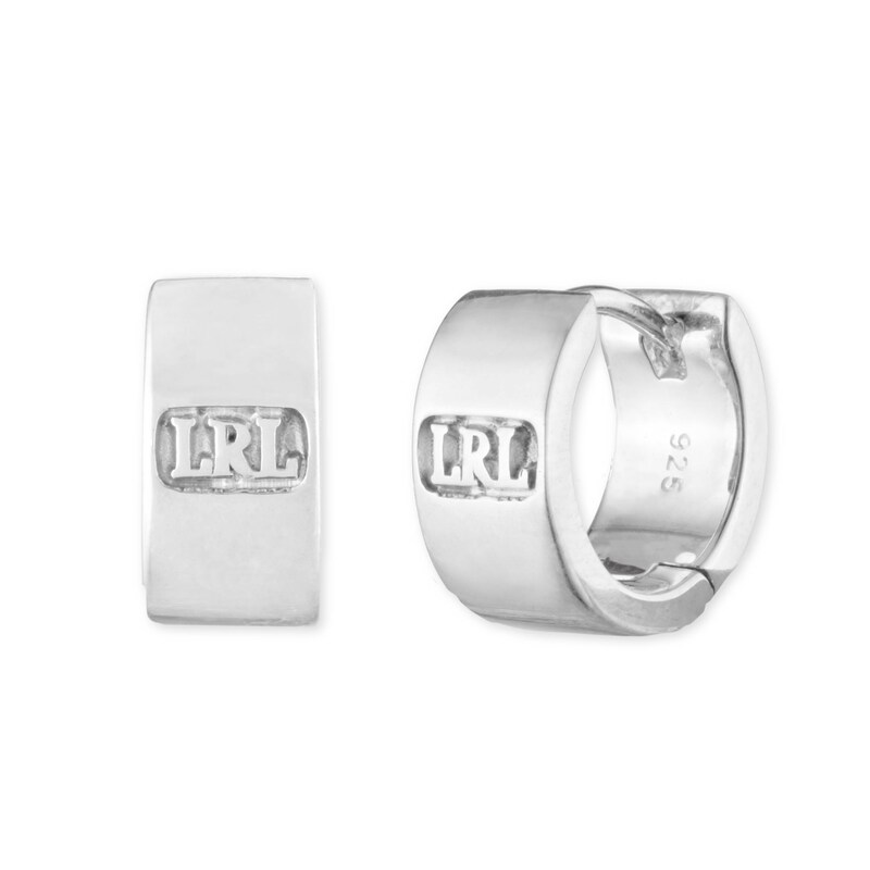 Main Image 1 of Lauren Ralph Lauren 925 Sterling Silver Hoop Earrings