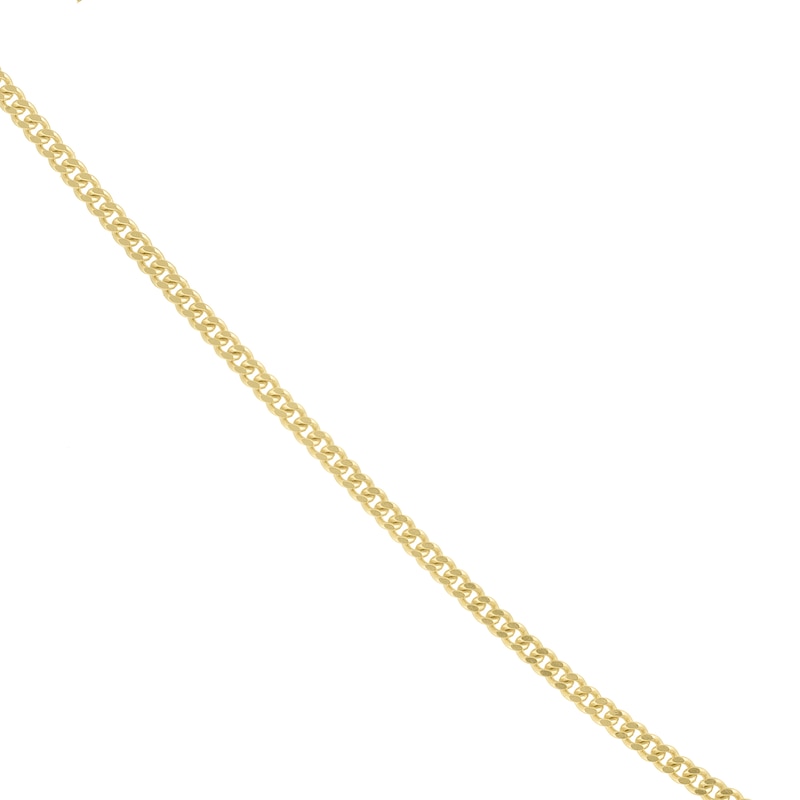 9ct Yellow Gold 20 Inch Adjustable Dainty Curb Chain