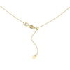 Thumbnail Image 1 of 9ct Yellow Gold 20 Inch Adjustable Dainty Curb Chain
