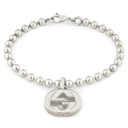 Gucci Silver Beaded Bracelet