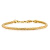 Thumbnail Image 0 of 9ct Yellow Gold Adjustable 7.5 Inch Twisted Bracelet