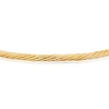Thumbnail Image 1 of 9ct Yellow Gold Adjustable 7.5'' Twisted Bracelet