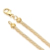 Thumbnail Image 2 of 9ct Yellow Gold Adjustable 7.5'' Twisted Bracelet