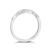 Thumbnail Image 2 of 9ct White Gold Vintage Leaf Diamond Ring
