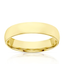 18ct Yellow Gold 4mm Extra Heavyweight Court Ring