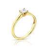 Thumbnail Image 1 of 18ct Yellow 0.50ct Diamond Princess Cut Solitaire Ring