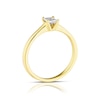 Thumbnail Image 2 of 18ct Yellow 0.50ct Diamond Princess Cut Solitaire Ring