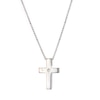 Thumbnail Image 0 of Children's Sterling Silver & Diamond Cross Pendant