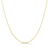 Thumbnail Image 0 of 9ct Yellow Gold 20 Inch Adjustable Dainty Spiga Chain