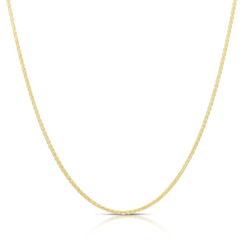 9ct Yellow Gold 20 Inch Adjustable Dainty Spiga Chain