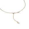 Thumbnail Image 2 of 9ct Yellow Gold 20 Inch Adjustable Dainty Spiga Chain