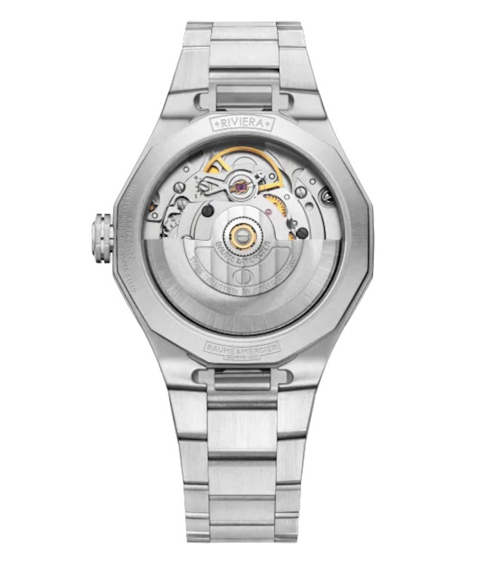 Baume & Mercier Riviera Ladies' Pink Dial & Stainless Steel Watch