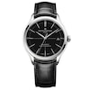 Thumbnail Image 0 of Baume & Mercier Clifton Men's Black Leather Strap Watch