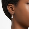 Thumbnail Image 3 of Swarovski Constella Rose Gold Tone Drop Earrings