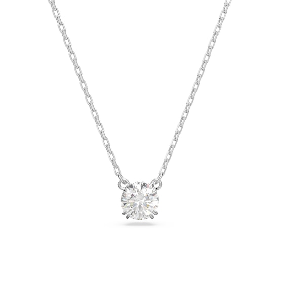 Women's Swarovski Constella Rhodium Plated Pendant Necklace