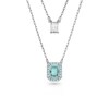 Thumbnail Image 0 of Swarovski Millenia Rhodium Plated Layered Necklace