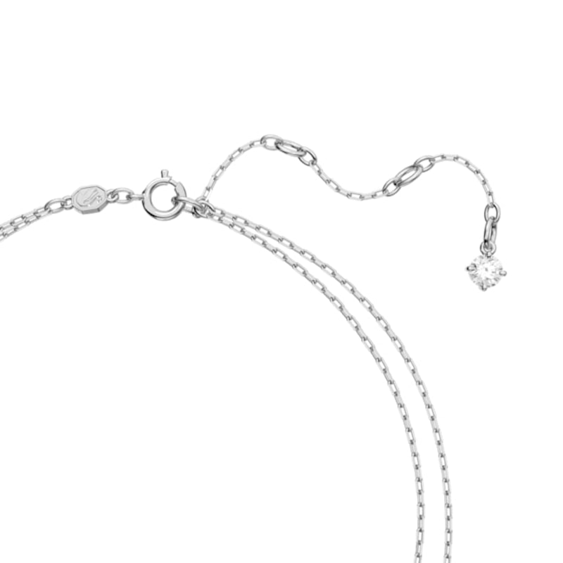 Swarovski Millenia Rhodium Plated Layered Necklace