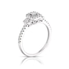 Thumbnail Image 2 of Engagement Ring 9ct White Gold 0.33ct Diamond Total Cluster Ring