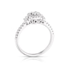 Thumbnail Image 3 of Engagement Ring 9ct White Gold 0.33ct Diamond Total Cluster Ring