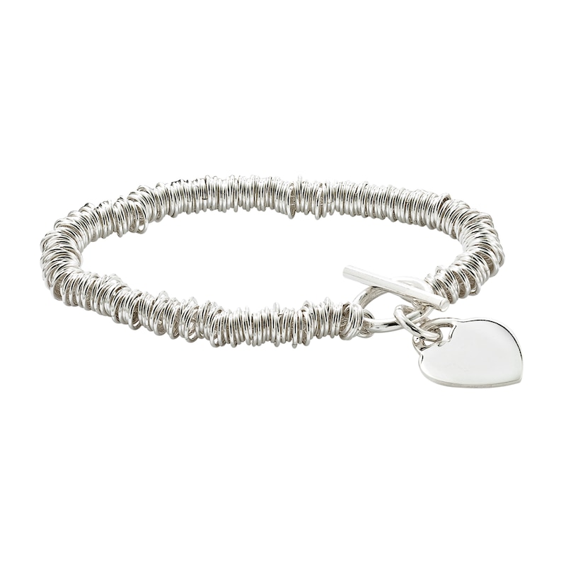 Gucci Icon Bracelet with Round Charm and Heart Cut Out