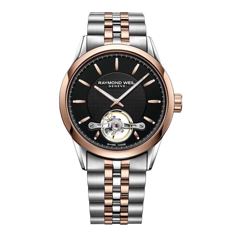 Raymond Weil Freelancer Men's Rose Gold-Tone & Steel Watch