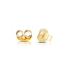 Thumbnail Image 1 of 9ct Yellow Gold Three Row Small Hoop Stud Earrings