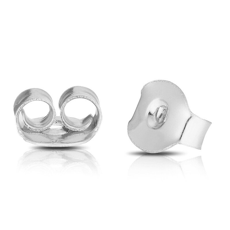 Sterling Silver Oval Stud Earrings