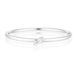 Sterling Silver Knot Bangle