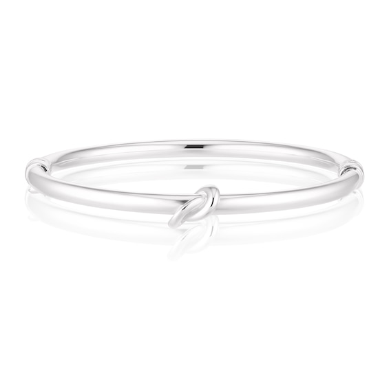 Sterling Silver Knot Bangle