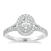 Thumbnail Image 0 of Vera Wang Platinum 0.75ct Total Diamond Double Halo Ring