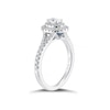Thumbnail Image 1 of Vera Wang Platinum 0.75ct Total Diamond Double Halo Ring