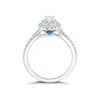 Thumbnail Image 2 of Vera Wang Platinum 0.75ct Total Diamond Double Halo Ring