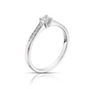 Thumbnail Image 2 of 9ct White Gold 0.25ct Diamond Total Solitaire Ring