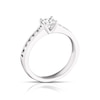 Thumbnail Image 3 of Platinum 0.75ct Total Diamond Princess Cut Solitaire Ring