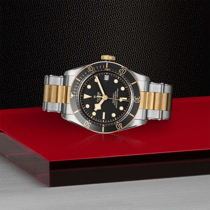 Tudor Black Bay S & G Men's 18ct Gold & Steel Bracelet Watch