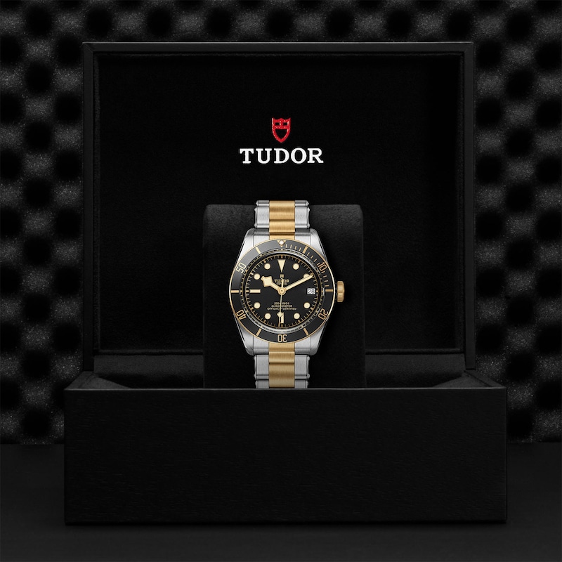 Tudor Black Bay S & G Men's 18ct Gold & Steel Bracelet Watch