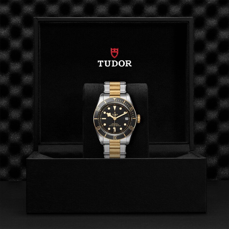 Tudor Black Bay S & G Men's 18ct Gold & Steel Bracelet Watch