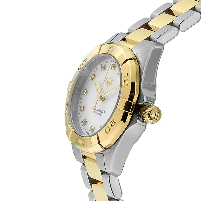 TAG Heuer Aquaracer Ladies' Diamond 18ct Yellow Gold & Stainless Steel Watch