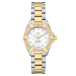 TAG Heuer Aquaracer Diamond Ladies' 18ct Gold & Steel Watch